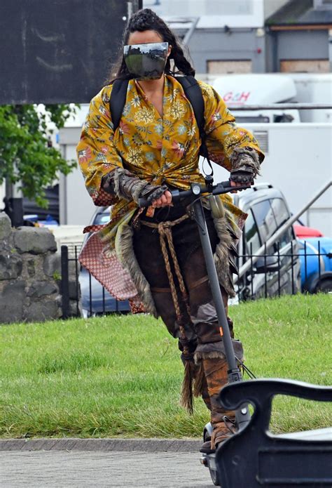 Michelle Rodriguez - "Dungeons And Dragons" Set at Carrickfergus Castle ...