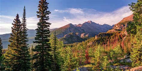 Colorful Colorado Rocky Mountain Landscape Sunrise Panorama Photograph ...