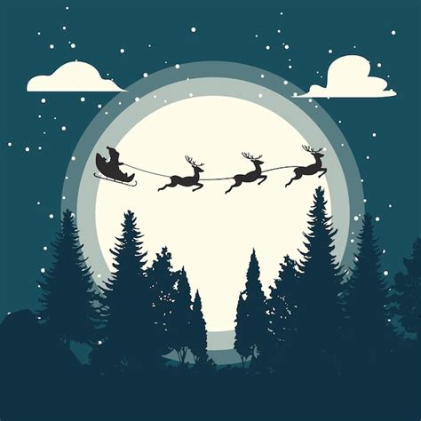 Premium Vector | Christmas eve illustrations