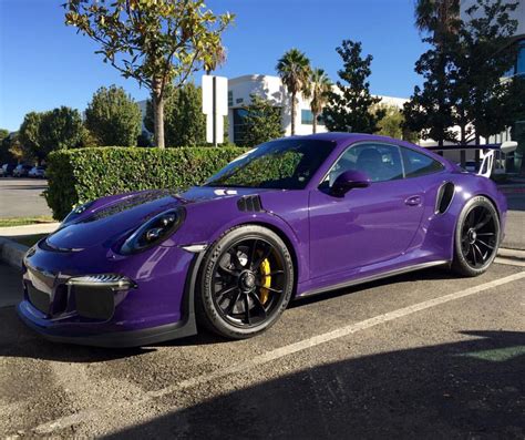 Porsche 991 GT3 RS painted in Ultraviolet Purple | Jerry's Automotive ...