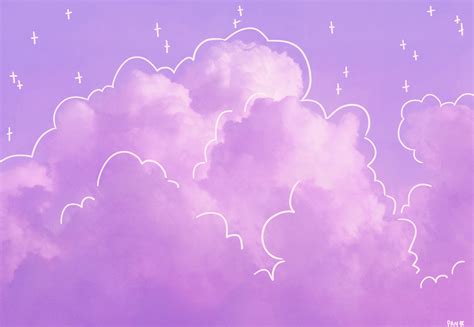 Sᴇᴍᴘᴀɪ ─ | VMon | ★ - 3 ─ | Cute wallpaper backgrounds, Pastel clouds ...