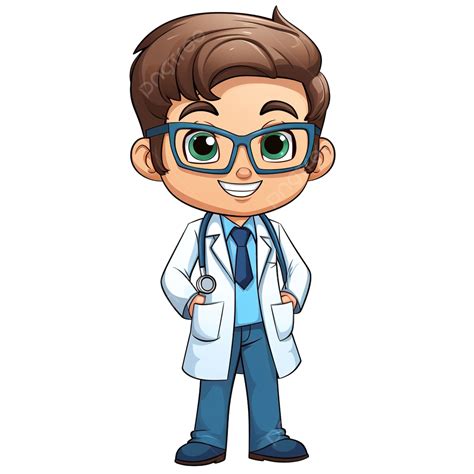 Doctor Cartoon Character, Doctor Clipart, Cartoon Clipart, Character ...