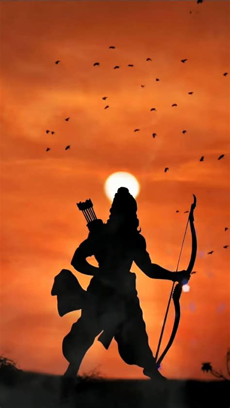 Shree Ram, sunset ram, sunset, lord, god, HD phone wallpaper | Peakpx