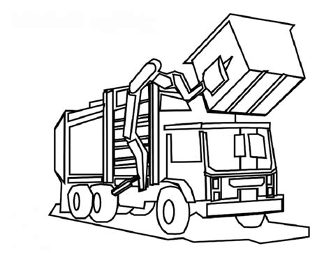 How To Draw A Garbage Truck - Cliparts.co