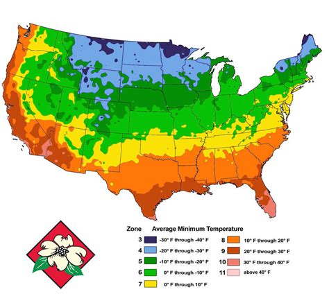 Hardiness Zone Map | Faron Green Nursery