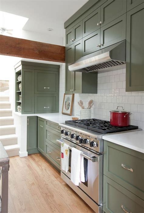 Green Kitchen Cabinets | Centsational Style