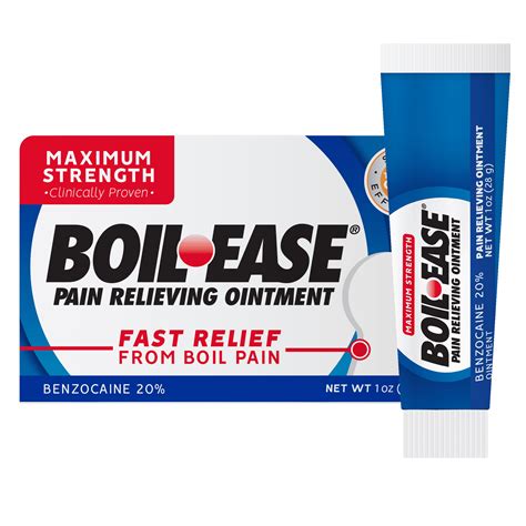 Boil-Ease Maximum Strength Pain Relieving Ointment, 1 Oz - Walmart.com