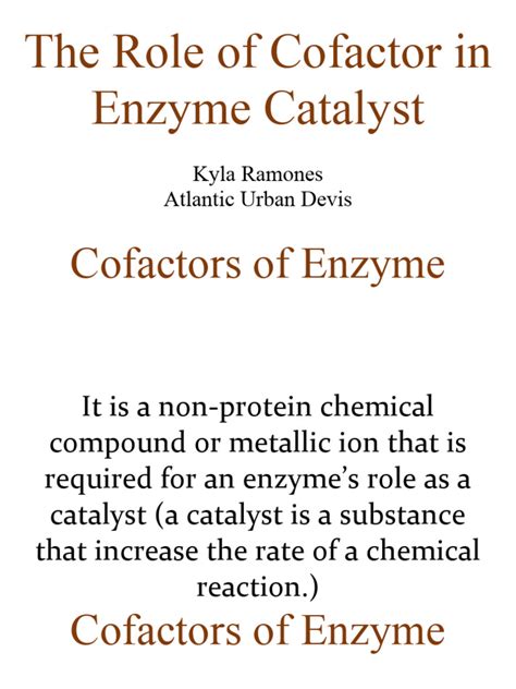 Enzyme Cofactor | PDF