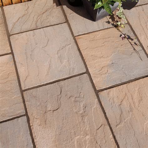 York Brown Ashbourne Mixed Size Paving Pack | Departments | DIY at B&Q