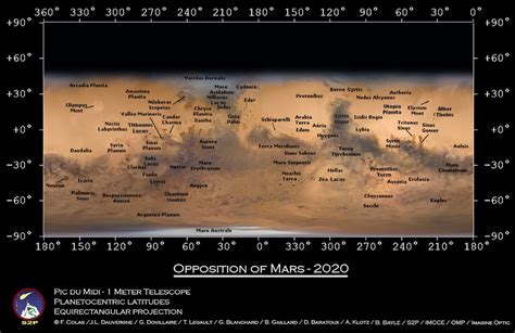 Extraordinarily Detailed Map of Mars Photographed From Earth