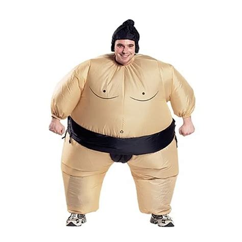 Carnival Halloween Inflatable Sumo Wrestler Fancy Dress Costume Cosplay ...