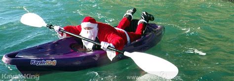 Christmas at Kayak-king - Father Christmas adventure in Pembrokeshire.