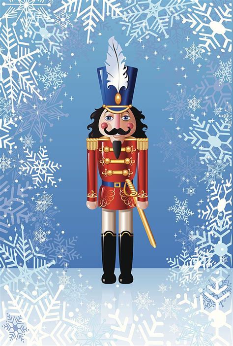 Vector Illustration of a Christmas Nutcracker. | Christmas drawing ...