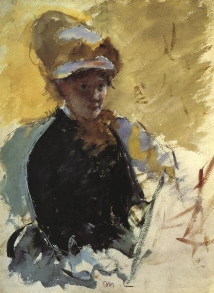 Mary Cassatt - Self Portrait 1880 - Art Print - Global Gallery