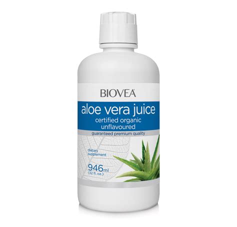 Aloe Vera Juice 100% Certified Organic Unflavoured