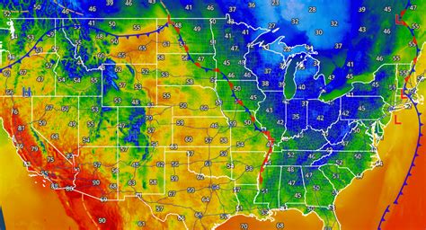 Current Us Temperature Map - Amara Bethena