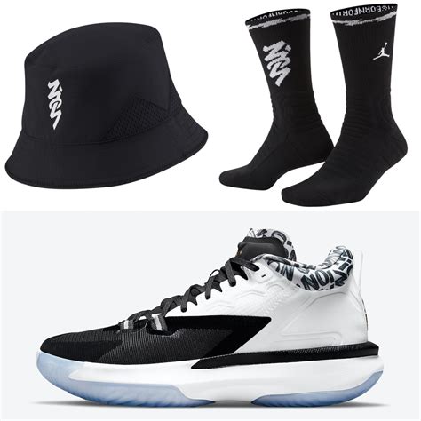 Jordan Zion 1 Gen Zion Black White Shirts Clothing Outfits