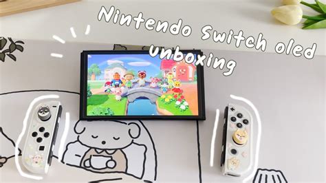 Unboxing 📦 Nintendo Switch Oled + Accessories 🐼🌱 - YouTube