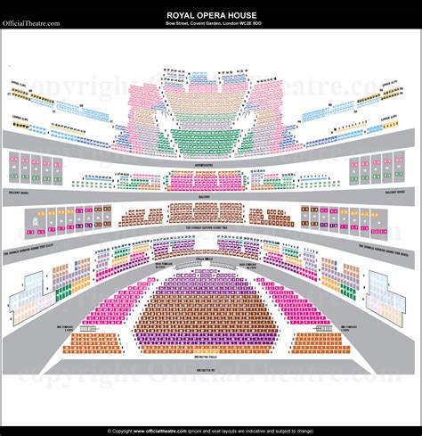 Boston Opera House Seating Chart Detailed | Two Birds Home