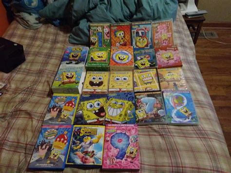 The Entirety of my SpongeBob DVDs | SpongeBob SquarePants Amino