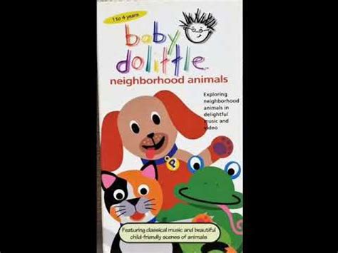 Baby Dolittle neighborhood animals 2001 VHS - YouTube