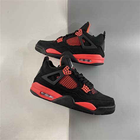 Air Jordan 4 “Red Thunder” Black/White-Red CT8527-016 For Sale – The ...