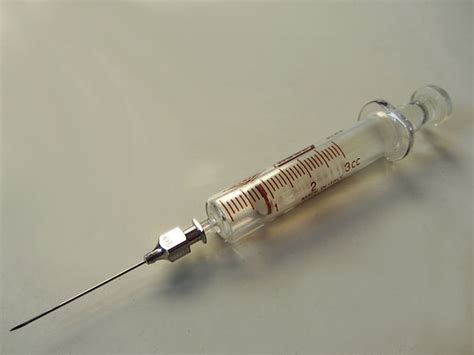 Vintage Glass Syringe