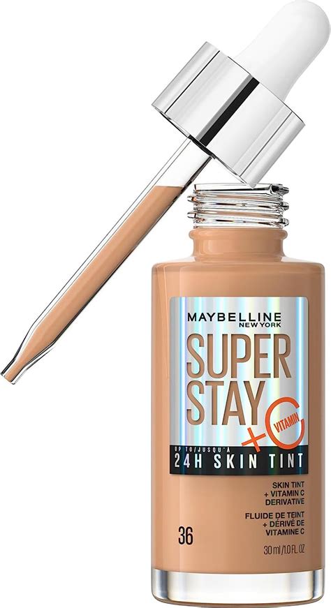 Maybelline Super Stay Skin Tint Foundation, With Vitamin C*, Foundation ...