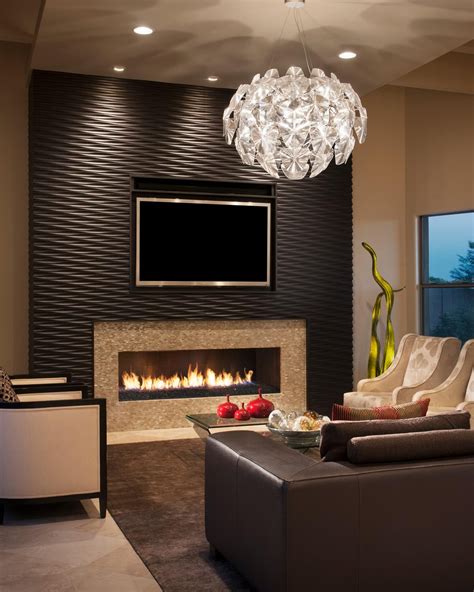 fireplace accent wall tile ideas - Gena Garvey