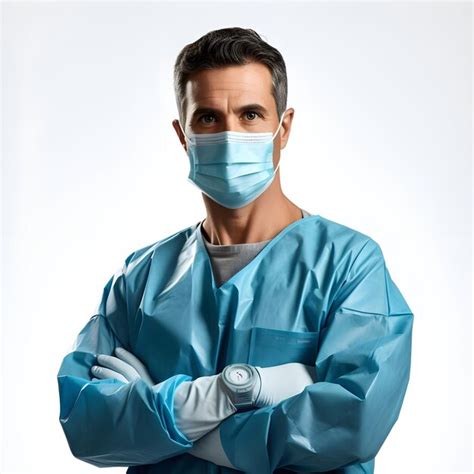 Premium AI Image | Professional portrait photo of a surgeon wearing uniform