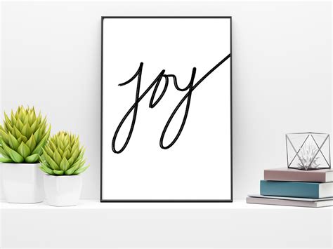 Joy Bible Verse Printable Scripture Wall Art Bible Printable ...