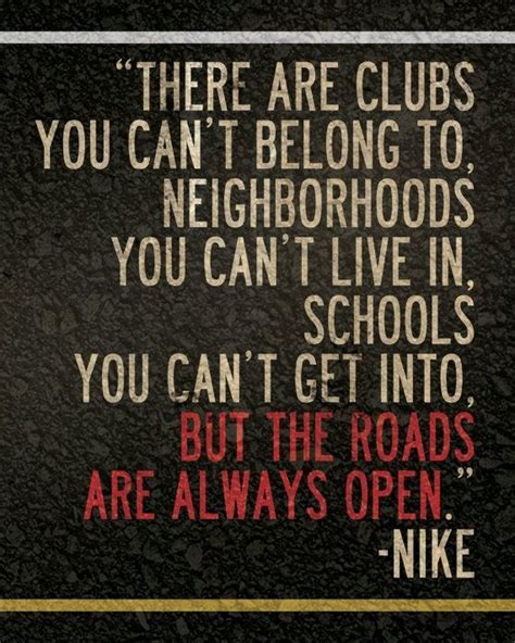 Nike Running Quote 8 x 10 Poster | Nike running quotes, Running quotes ...