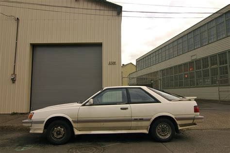 OLD PARKED CARS.: 1987 Subaru RX Turbo.