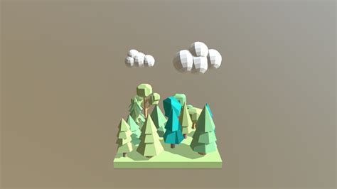 Low Poly Trees - 3D model by Deezybd [adc56a8] - Sketchfab