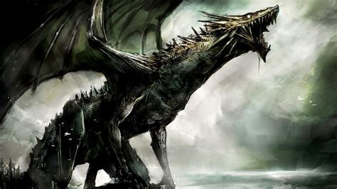 artwork, Dragon, Fantasy Art, Concept Art, Dark, Spooky Wallpapers HD ...