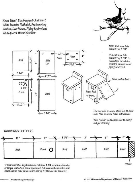 Best Of Chickadee Bird House Plans - New Home Plans Design