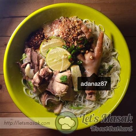 Bihun Sup Ayam Recipe | LetsMasak