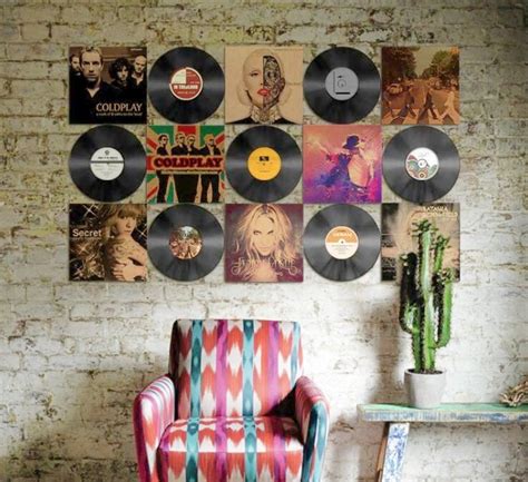 Decorating Vinyl Record Wall Art Ideas - img-Baby