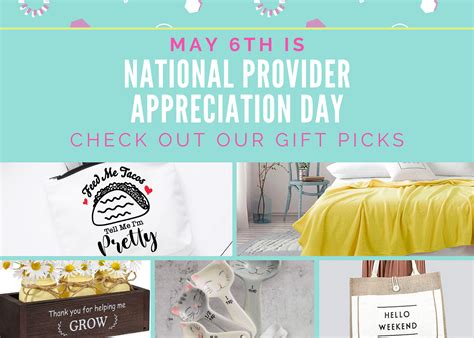 Find the best gifts for National Provider Appreciation Day