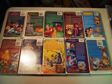 Lot of 10 – Disney VHS Movies - Bodnarus Auctioneering