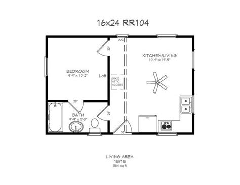 16x24 cabin floor plans - Google Search | floor | Pinterest | Cabin ...