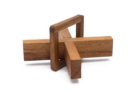 Mysterious X - Wood Cross Puzzle or Duallock Cross – SiamMandalay