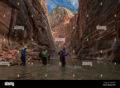 Slot canyon and zion national park hi-res stock photography and images ...