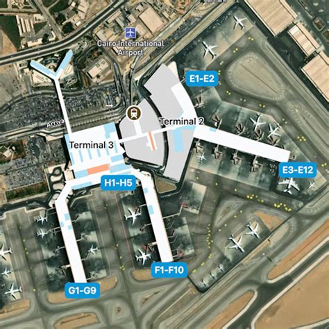 Cairo International Airport Map | CAI Terminal Guide