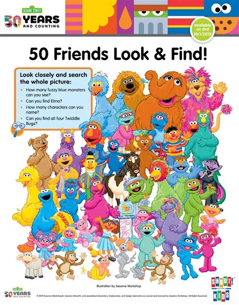 Sesame Street Look and Find Activity Page #SesameStreet #FreePrintable ...