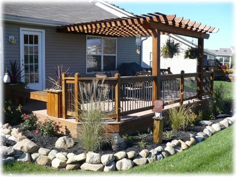 50+ Deck Design With Pergola 51 – Furniture Inspiration | Deck with ...