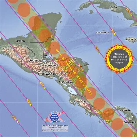 Where & When | 2023 Annular Eclipse – NASA Solar System Exploration