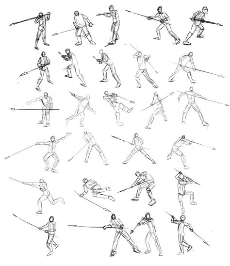 Game of Thrones Spear Poses by TimothyWilson on DeviantArt | Art poses ...