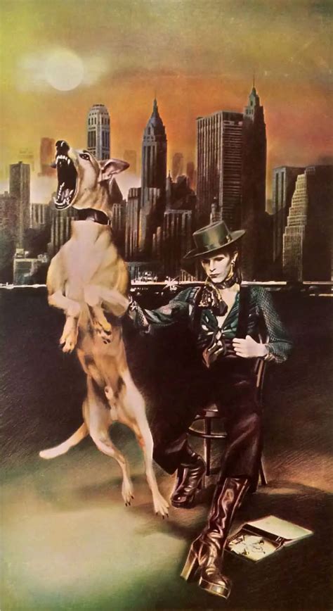 Guy Peellaert’s unused artwork for David Bowie’s Diamond Dogs inner ...