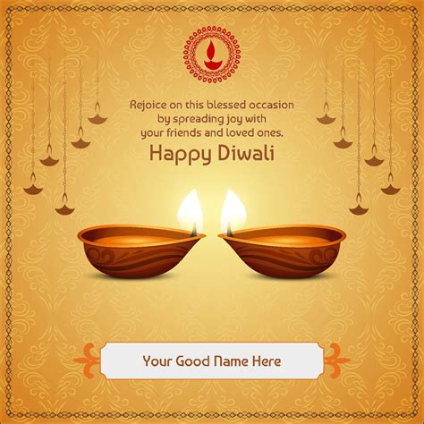 Diwali Greeting Card Templates Free